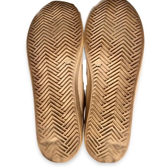 Sézane Jack Trainers Size 8 - Women's Leather Cream Sneakers - Picture 3 of 4